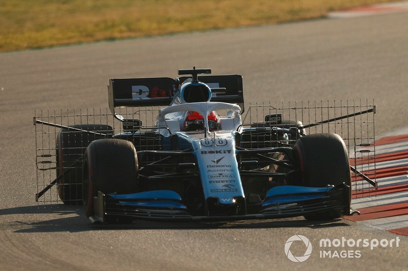 Robert Kubica, Williams FW42, con sensori aerodinamici