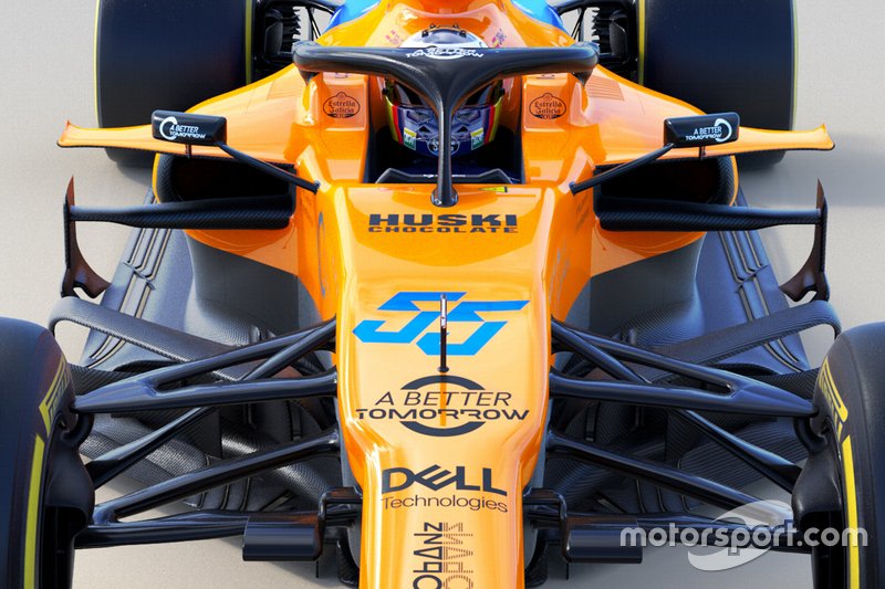 Detalle del McLaren MCL34