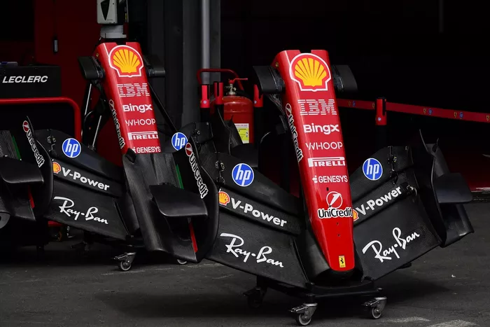 Ferrari front wing detail