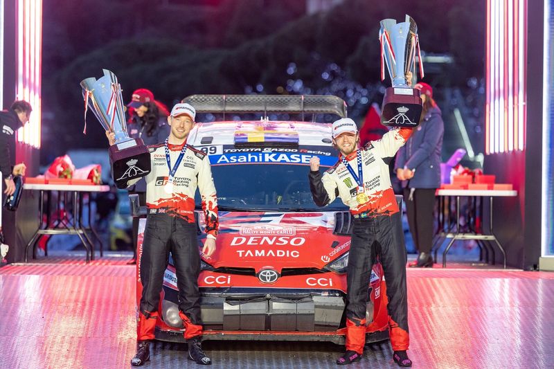 Oliver Solberg, Elliott Edmondson, Toyota Gazoo Racing WRT Toyota GR Yaris Rally1