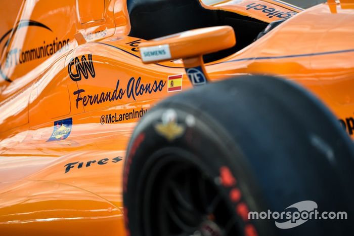 El coche de Fernando Alonso, Andretti Autosport Honda