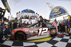 Race winner Harrison Burton
