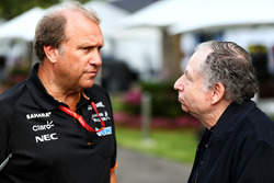 Robert Fernley, Sahara Force India F1 con Jean Todt, presidente de la FIA