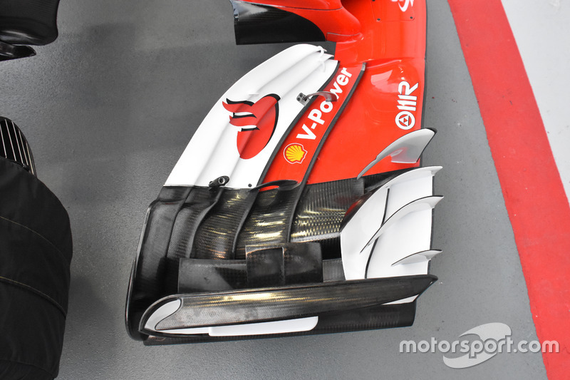 Ferrari SF70H detail front wing