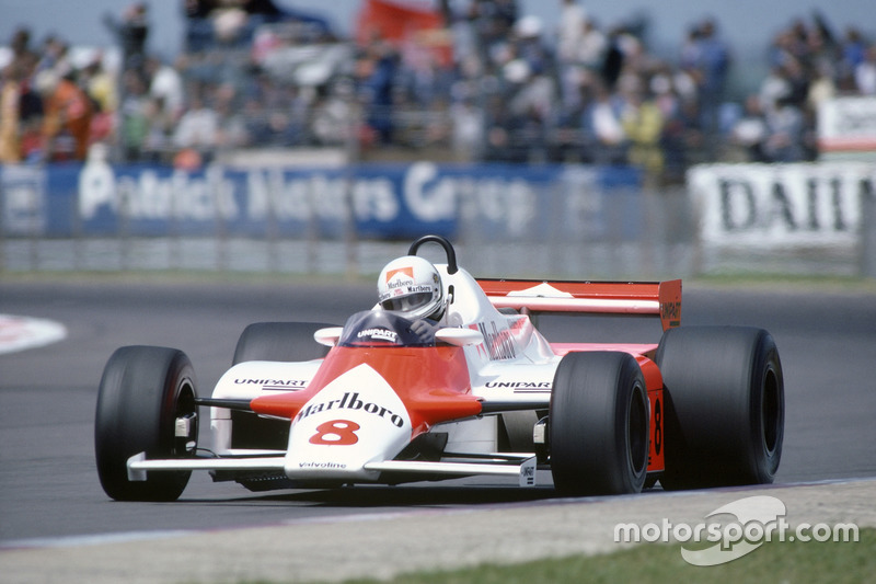 1981-1982: McLaren MP4/1 Ford-Cosworth (одна победа, 6-е место в КК в 1981-м)