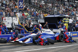 Takuma Sato, Andretti Autosport Honda pit stop