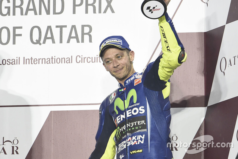 Podio: Valentino Rossi, Yamaha Factory Racing