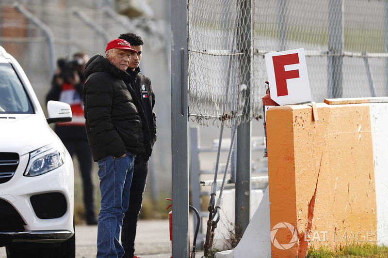 Niki Lauda,  Mercedes AMG F1, Pascal Wehrlein