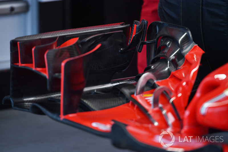 Ferrari SF71H front wing detail