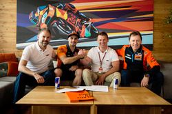 Jens Hainbach, Miguel Oliveira, Pit Beirer, Mike Leitner, Red Bull KTM Factory Racing