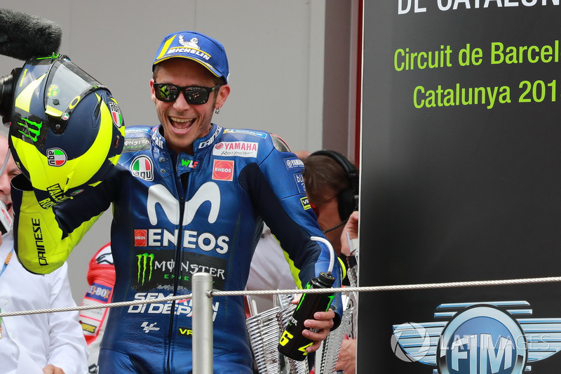 Podium: Valentino Rossi, Yamaha Factory Racing