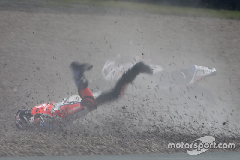 Scott Redding, Pramac Racing crash