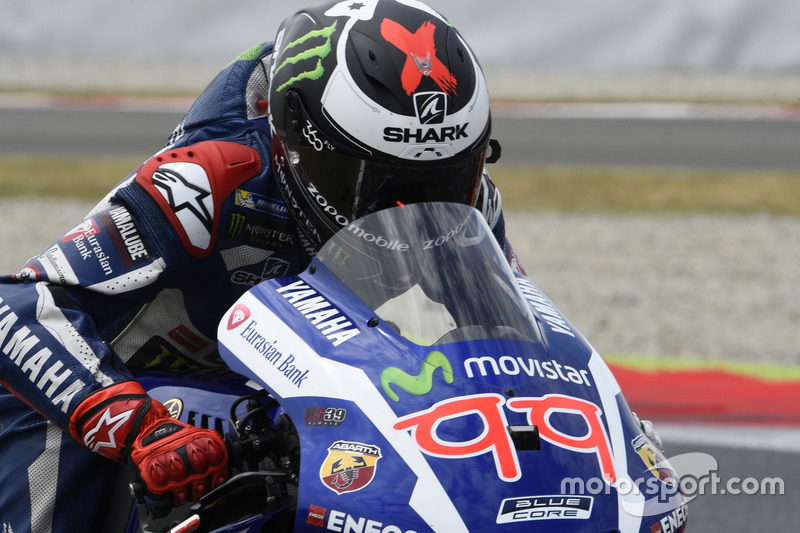 Jorge Lorenzo, Yamaha Factory Racing, practice start