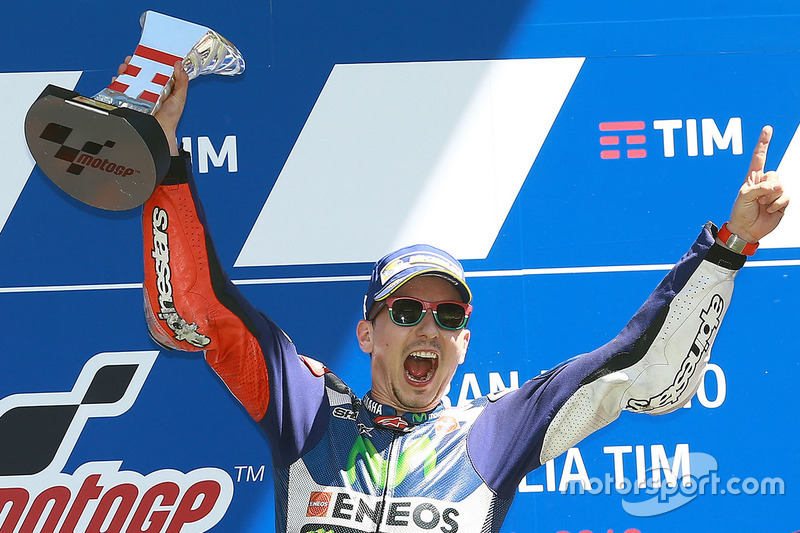 5. Ganador de la carrera Jorge Lorenzo, Yamaha Factory Racing