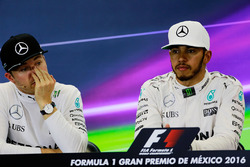 1. Lewis Hamilton, Mercedes AMG F1; 2. Nico Rosberg, Mercedes AMG F1