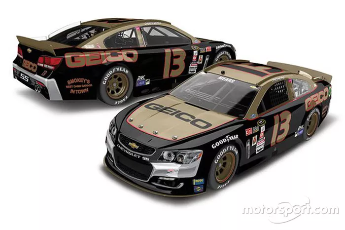 Casey Mears, No. 13 Germain Racing Chevrolet