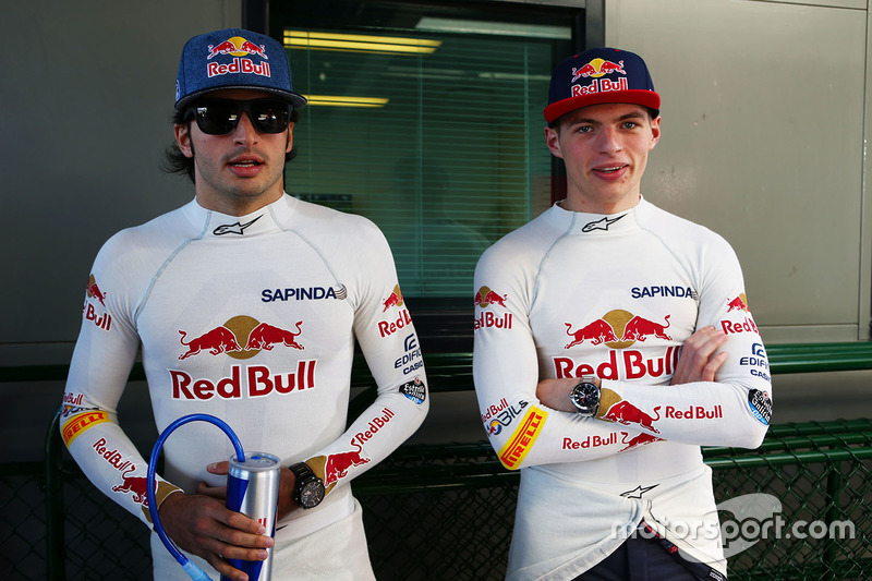 Carlos Sainz Jr., Scuderia Toro Rosso y Max Verstappen, Scuderia Toro Rosso