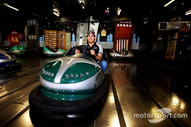 Sergio Pérez, Sahara Force India F1 visita Luna Park