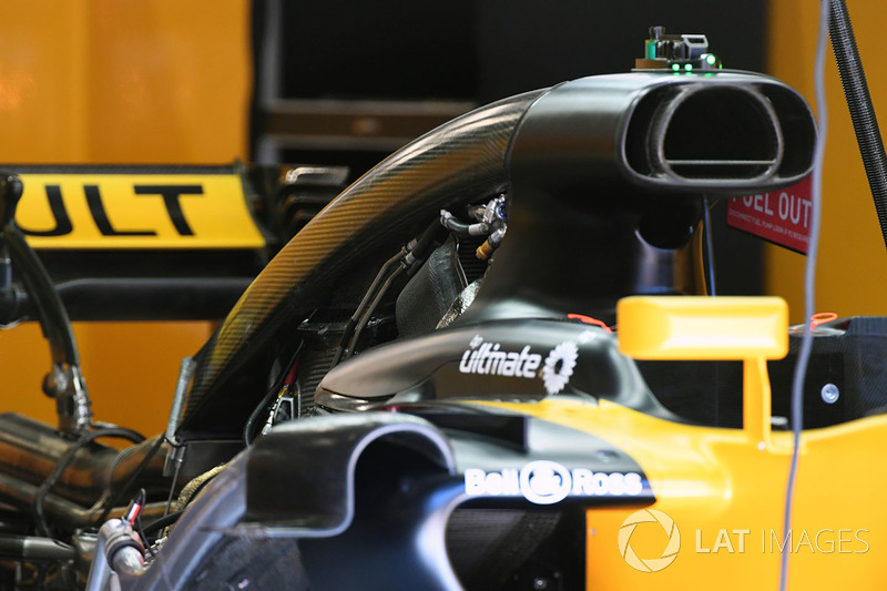 Toma de aire del Renault RS17