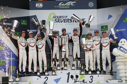 Podium: 1. #8 Toyota Gazoo Racing, Toyota TS050 Hybrid: Anthony Davidson, Sébastien Buemi, Kazuki Na