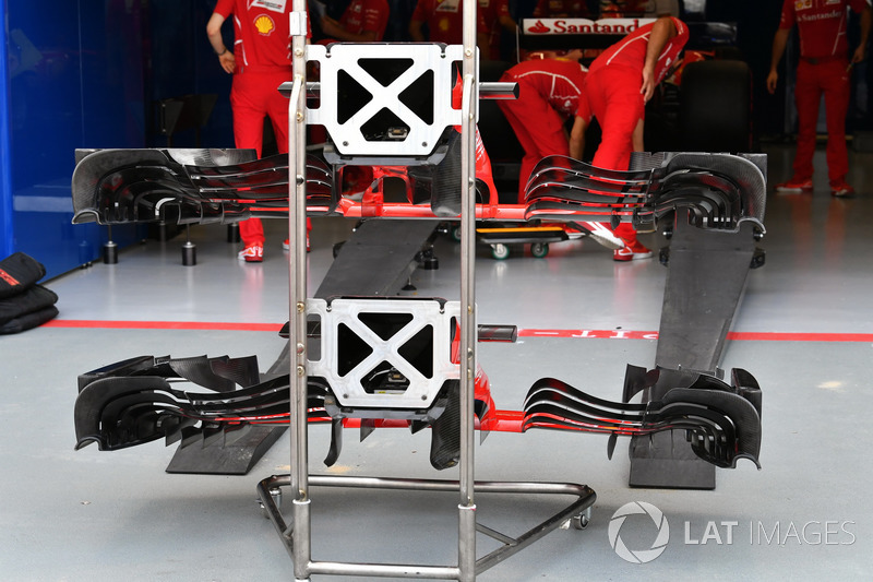 Ferrari SF70H nose and front wings