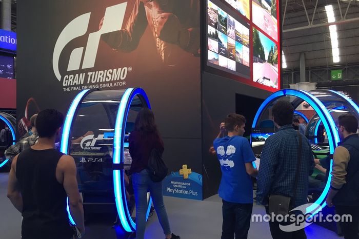 Stand de GT Sport en el Barcelona Games World
