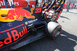 Max Verstappen, Red Bull Racing RB13 rear detail