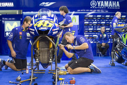Box von Valentino Rossi, Yamaha Factory Racing