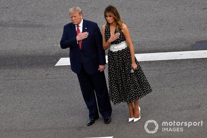 Donald J Trump, el Presidente de Estados Unidos y Grand Marshall para la Daytona 500