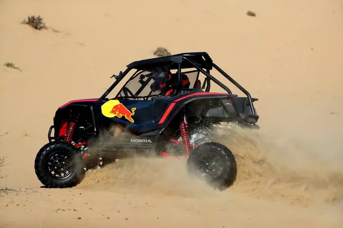 Max Verstappen, Alexander Albon, Red Bull Racing,  Red Bull Desert Racing allo Skydive Dubai