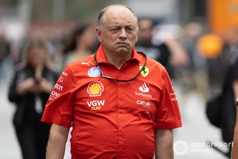 Frederic Vasseur, directeur de l'équipe et directeur général de la Scuderia Ferrari 