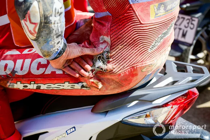 Francesco Bagnaia, acidente da Ducati Team