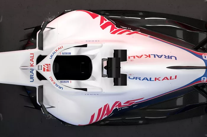 Detalle del Haas VF-22
