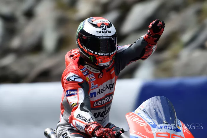 Ganador de la carrera Jorge Lorenzo, Ducati Team