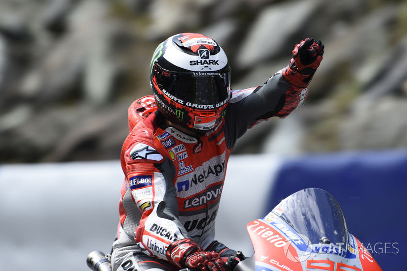 Переможець гонки Хорхе Лоренсо, Ducati Team