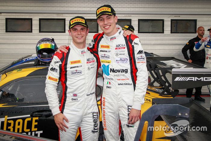 Los ganadores: #88 Akka ASP Team Mercedes-AMG GT3: Raffaele Marciello, Michael Meadows