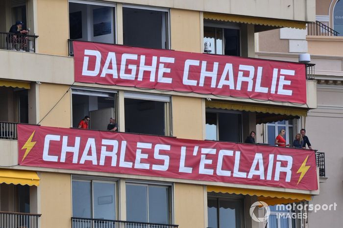 Apoyo para Charles Leclerc, Ferrari