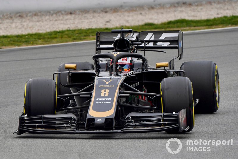 Romain Grosjean, Haas F1 Team VF-19 Ferrari