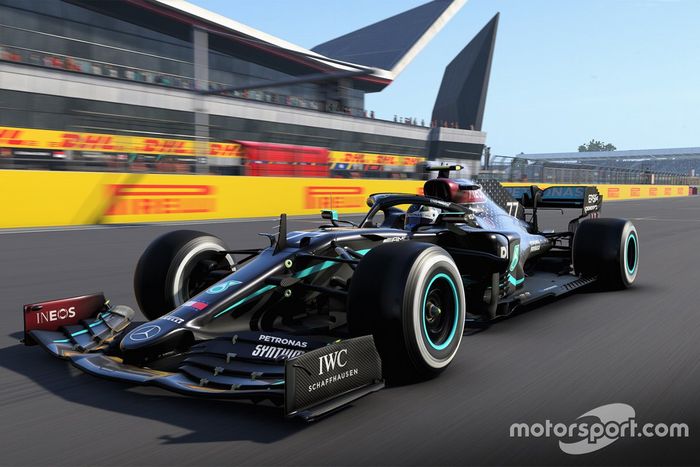Mercedes F1 eSports car in Black livery