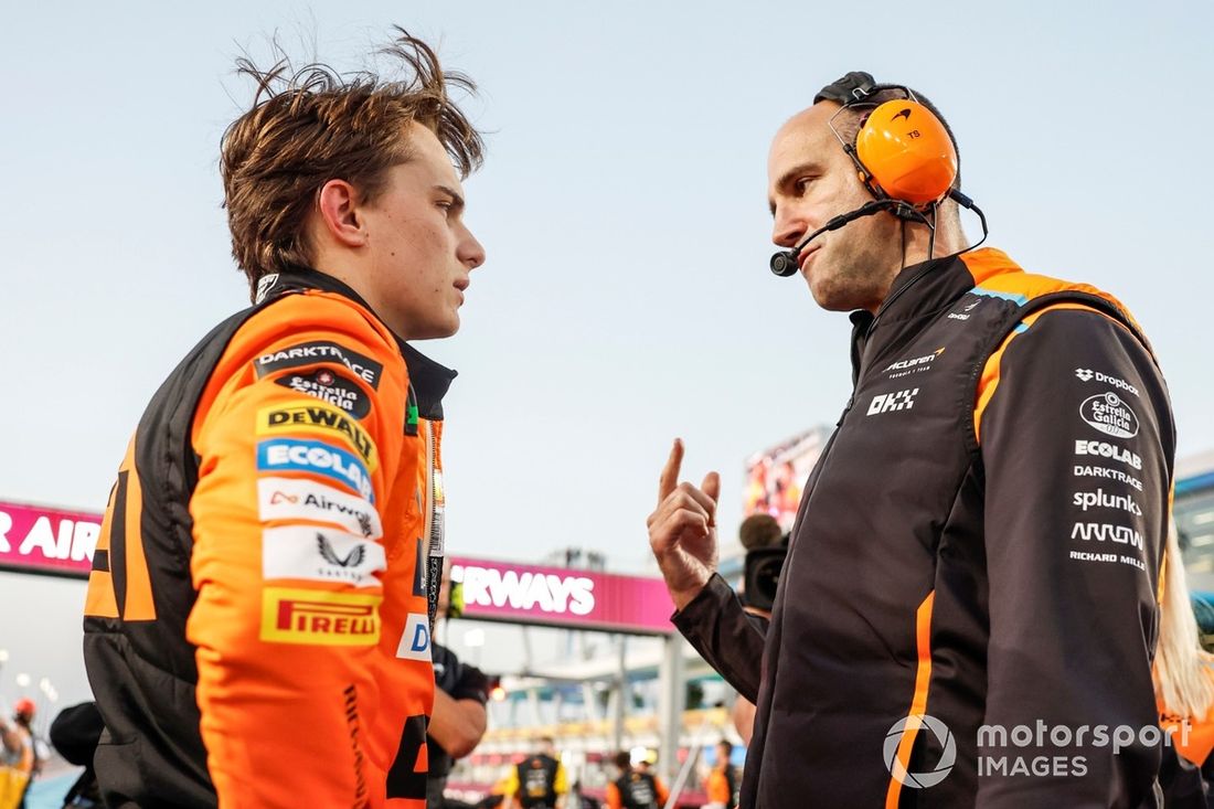 Oscar Piastri, McLaren F1 Team, Tom Stallard, inżynier wyścigowy, McLaren F1 Team