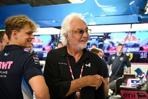 Paul Aron, Alpine F1 and Flavio Briatore, Executive Advisor of Alpine F1