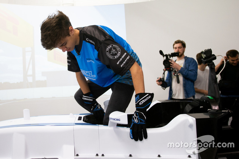 Álvaro Carretón, Williams eSports en el simulador de Williams F1