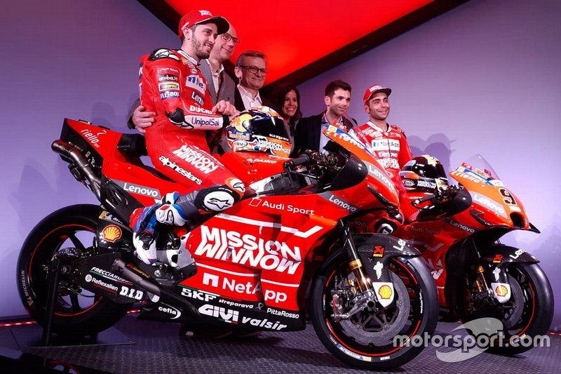 Andrea Dovizioso ve Danilo Petrucci, Ducati Team