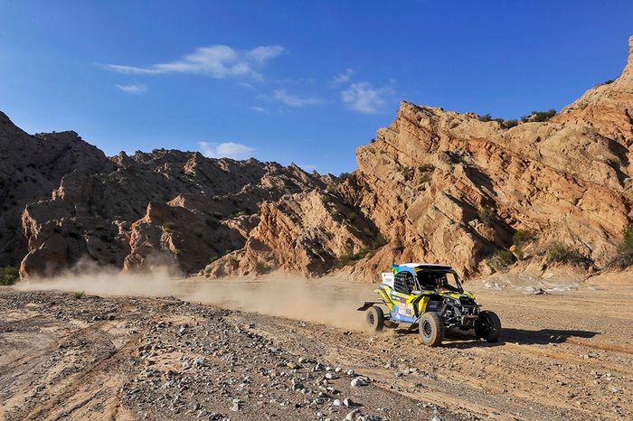 Reinaldo Varela e Gustavo Gugelmin no Dakar 2018