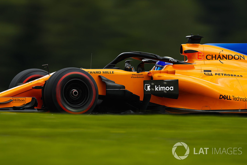 20. Фернандо Алонсо, McLaren MCL33 (старт с пит-лейна за замену крыла перед гонкой)