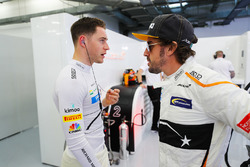 Stoffel Vandoorne, McLaren ve Fernando Alonso, McLaren