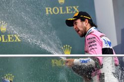 Podium: third place Sergio Perez, Force India