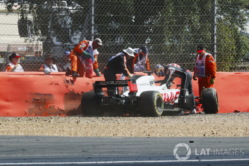 GP Inggris Raya - Romain Grosjean (FP1)