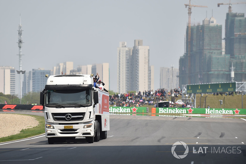Drivers parade