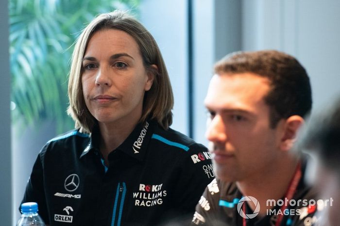 Claire Williams en el anuncio de Nicholas Latifi como piloto de Williams Racing en 2020